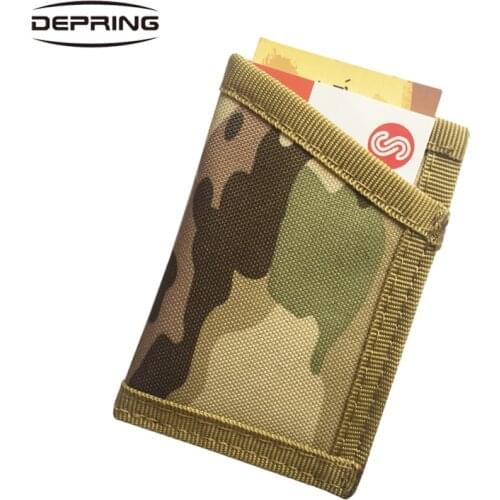 Tactical Military Outdoor Portable Nylon Card Organizer Holder Storage Pouch EDC Pocket Purse Case Waist Bag Slim Front Pocket