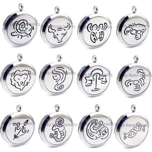 Женские кулоны знаки зодиака VICKY-HOME JEWELRY China At AliExpress