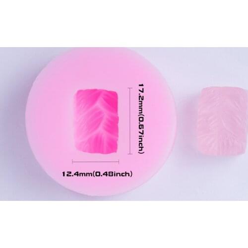 YF050 Bread Silicone Mold Resin Candle Soap Polymer Clay Jewelry Key Ring Candy Chocolate Molds