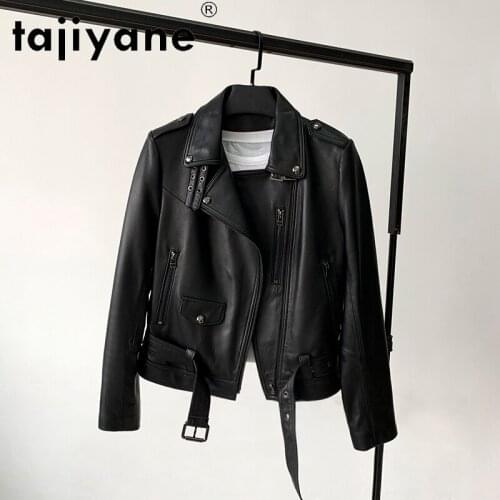 Tajiyane Women Korean Autumn Clothes Real Leather Coats for Womens Genuine Sheepskin Jackets Korean Style Mujer Chaqueta TN1988