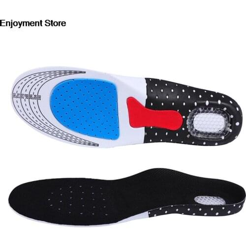 1 Pair Sport Running EVA Insoles For Feet Man Women For Shoes Sole Orthopedic Pad Massaging Shock Absorption Arch Support