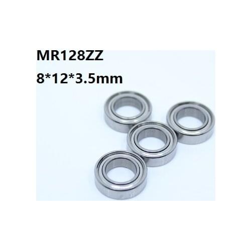 50/100/500pcs MR128ZZ MR128 ZZ MR128 Z MR128Z Miniature Mini Deep Groove Ball Bearing 8x12x3.5mm 8*12*3.5mm 678ZZ