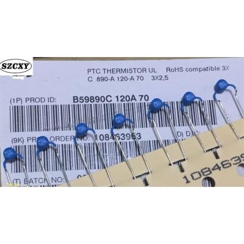 50PCS Original spot B59890C120A70 PTC C890 150R-4MM 30MA Are temperature thermistor