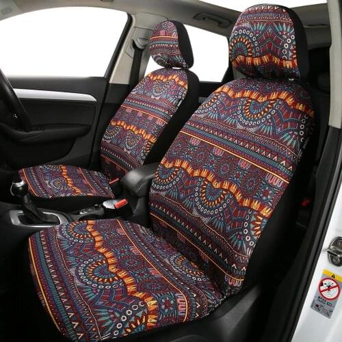 Baja Blanket Car Seat Covers Magic Boho Designs Universal Size Fit for Most Cars SUVs Trucks Vans Woven Fabric Full Set Pack 8pc