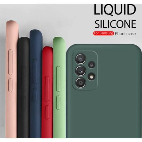A52 A72 A32 5G 4G a 52 a 72 Case Liquid Silicone Soft Full Camera Protection Cover For Samsung Galaxy A52 A72 A32 5G 4G a52 a 72