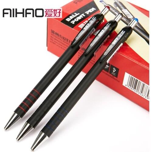 Aihao AH-567 0.7mm Red Ballpoint Pen Office & School Writing Supplies 24pcs/lot