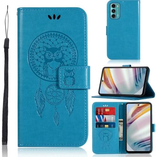 Phone Bag Case For Motorola Moto G60 Cover Owl Flip PU Leather Wallet Case For Motorola Moto G60 Case For Moto G60 Bag Case 6.8"