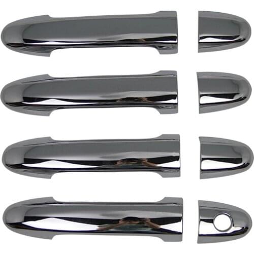 For Hyundai Santa Fe 2010 2011 2012 Chrome Door Handle Covers Trim Decoration Car Styling Auto Accessories