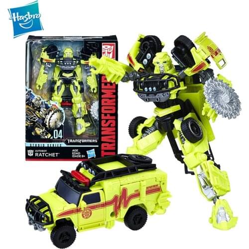 Original Hasbro Transformers Studio Series 04 Deluxe Class Movie 1 Ratchet Action Figure Model Toys for boy toys for children