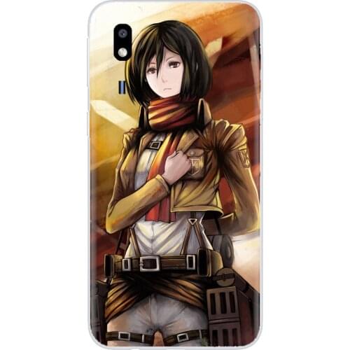 Coolest Silicone Phone Case Attack on Titan Mikasa For Huawei Nova 2 3 2i 3i Y6 Y7 Y9 Prime Pro GR3 GR5 2017 2018 2019 Y5II Y6II