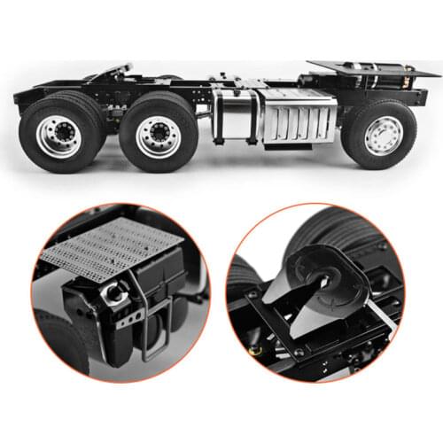 LESU 6*4 Metal Chassis For DIY Tamiya 56348 1/14 RC Model Truck Benz 3363 TH15103