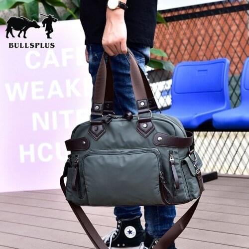 European and American fashion mens Oxford cloth handbag new mens business bag shoulder Messenger bag briefcase