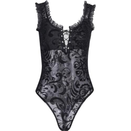 Женские кружевные боди MusLotus China At AliExpress