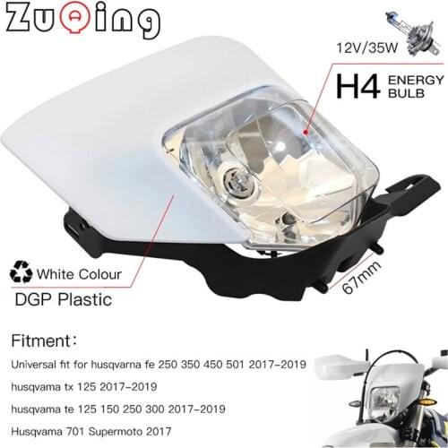 Motorcycle Headlight Headlamp Head Light Lamp For Husqvarna Te 300 2018 te250 fe350 fe te tx 250 300 350 450 501 2017 2019