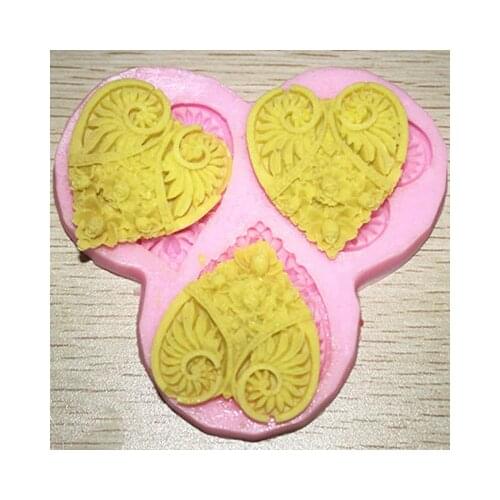 New Silicone 3D Cake Chocolate DIY Soap Feet Footprint Molds Plunger Cutter