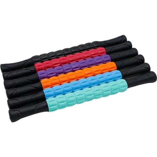 Adjustable Gear Muscle Massage Roller Trigger Point Massage Stick Self Myofascial Release for Leg/Back/Feet Relax Yoga Tool