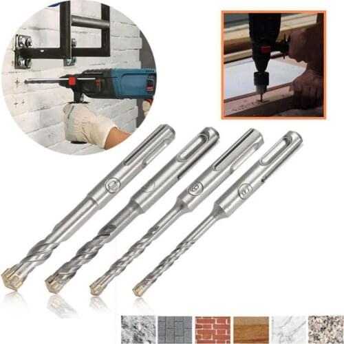1Pc Drill Bit Masonry Hammer Round Shank Twist Drill Bit Accessories Bosch Concrete Brick Metal Drilling Machine Tools