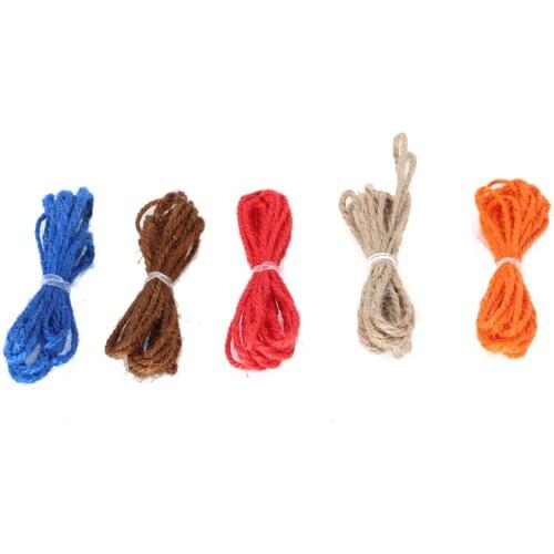 1/10 RC Car Accessories Hemp Rope 5 Colors for 1:10 Rock Crawler Car Axial SXC10 Tamiya CC01 RC4WD D90 D110 TF2 Decorative Parts