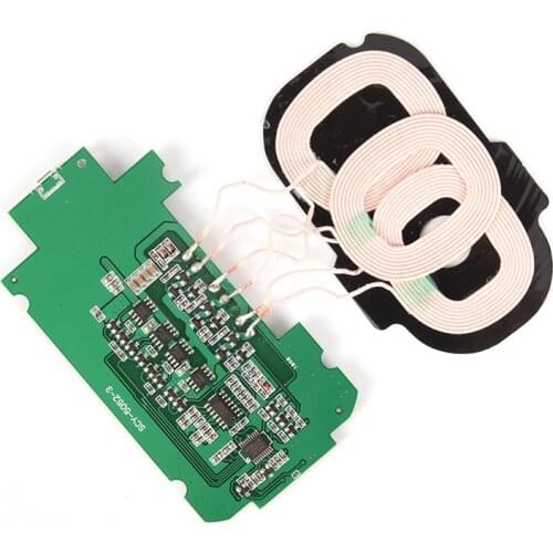 1Pc Wireless Charging Board 5W Fast Qi Standard Charging Universal DIY 3-Coils PCBA For Samsung Galaxy S7 S8 IPhone 8 X