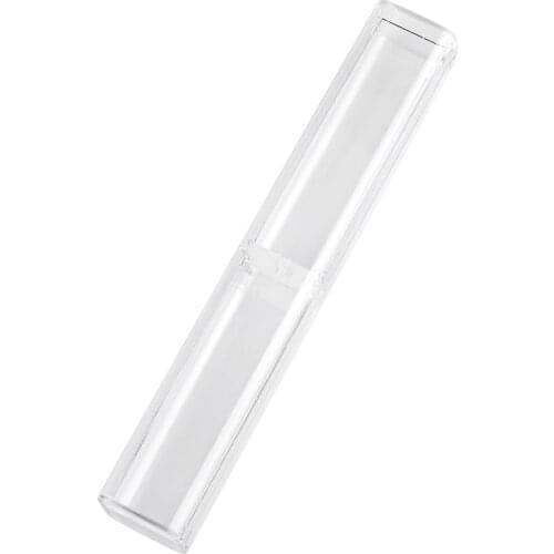 5 pcs/lot New Cuboid Transparent Pen Box Plastic Acrylic Gift Boxs School Office Stationery Free Shipping