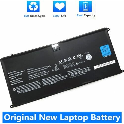 CSMHY NEW 14.8V 54Wh 3700mAh Original L10M4P12 Laptop Battery For Lenovo IdeaPad Yoga 13 U300 U300s Series 4ICP5/56/120