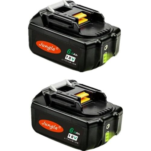 Original 18V6000mAh 6.0Ah rechargeable power tools battery for Makit with lithium ion replacement LED LXT BL1860B BL1860 BL1850
