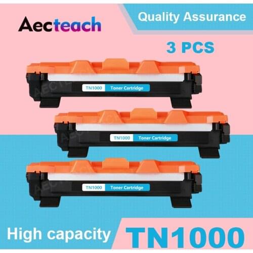 Aecteach TN1000 Black Toner Cartridge For Brother TN1030 TN1050 TN1060 TN1070 TN1075 HL-1110 TN-1050 TN-1075 TN 1075 1000 1060