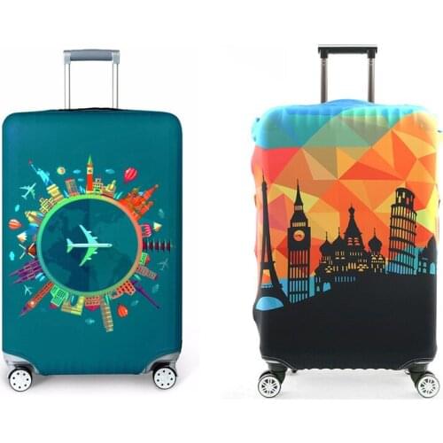 Travel Suitcase Protective Cover Luggage Case Travel Accessories Elastic Luggage Dust Cover Apply To 18''-32'' Suitcase Bentoy