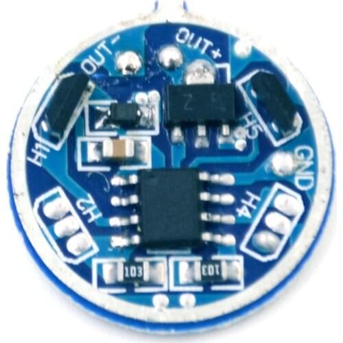 JYL-9804 Magnetically Controlled Flashlight Drive Plate PCB Work with 1PC 18650 Battery and T6 Q5 R5 U2 XPE LED Driver Board