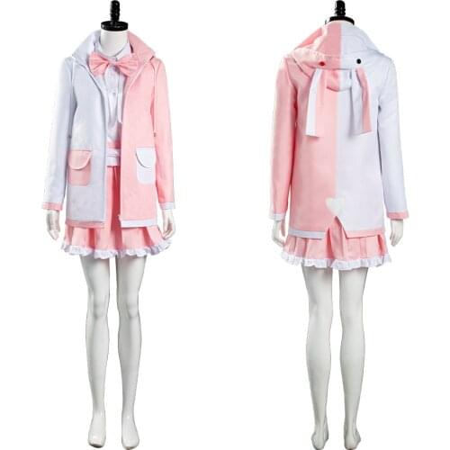 Anime Danganronpa 2 Cosplay Monomi Cosplay Costume Uniform Skirt Outfits Halloween Carnival Suit