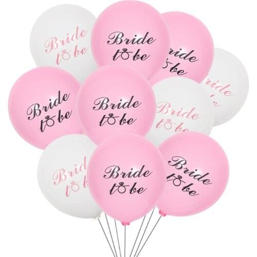 Bride-to-be latex balloons 10-inch wedding wedding room hotel proposal decoration latex balloons can be wholesale