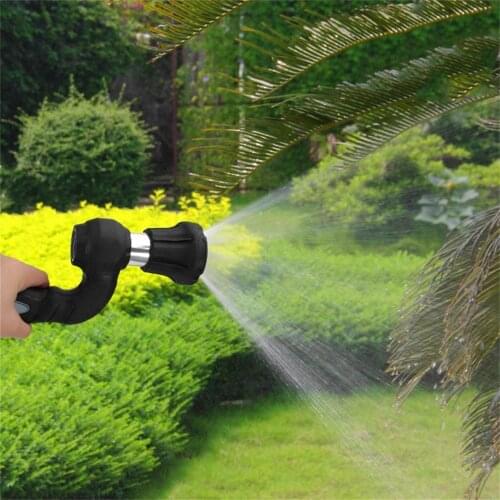 Garden Lawn Watering Gun Head Spray Nozzle Pressurized Water Gun Hand Held High Pressure Powerful Car Washing Sprinkler