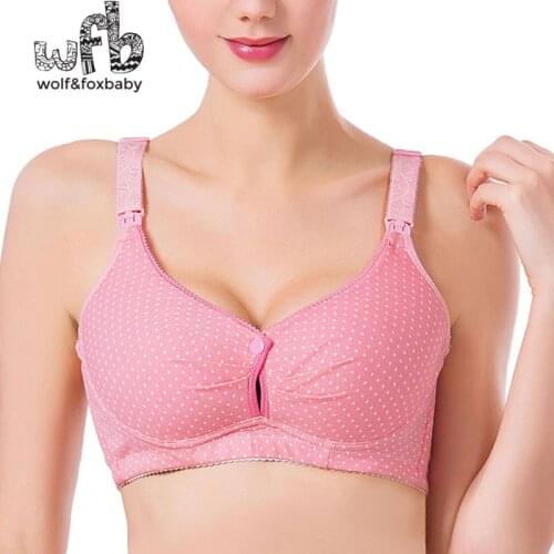 Retail Cotton pregnant women underwear open before opening two bra breast bra maternity pregnancy clothes