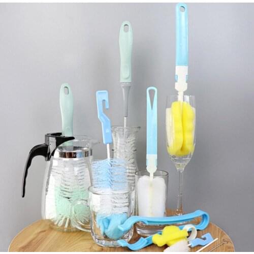 Plastic Cleaning Brushes Long Handle Cup Brush Mug Pot Washing Brush Bottle Washing Cleaning Cleaner Kitchen Cleaning Tools