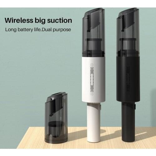 Handheld Wireless Vacuum Cleaner Rechargeable Cyclone Suction Car Vacuum Cleaner Cordless Wet/Dry Auto Portable For Car Home