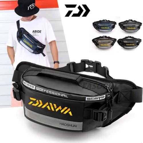 Daiwa Multicolor Waist Packs Waterproof Running Fishing Bag Outdoor Sports Belt Bag Riding Mobile Phone Fanny Pack Gym Belt Bags
