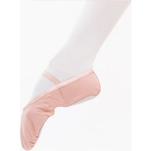 Sansha Kids Ballet Shoes Quality Cow Leather Full Sole Black Ballet Slippers For Beginner Girls Boys Child Dance Shoes NO.141LCO