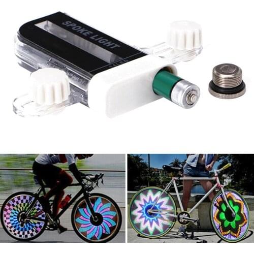 Waterproof Bicycle Cycling Wheel Tire Valve Stem Rim Decor LED Spoke Light Lamp