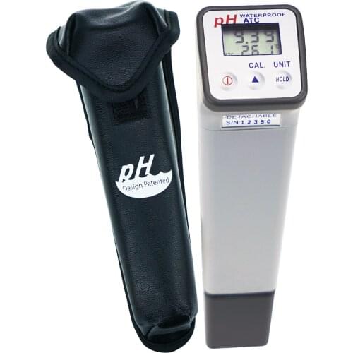 2-in-1 pH & Temperature Meter Dual Digital Tester 0~14PH Range Pools, Aquariums, Hydroponics Spa Splashproof