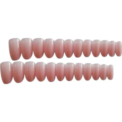 24 Pcs False Artificial Nail Art Tips Full Cover Press on Nails Stickers