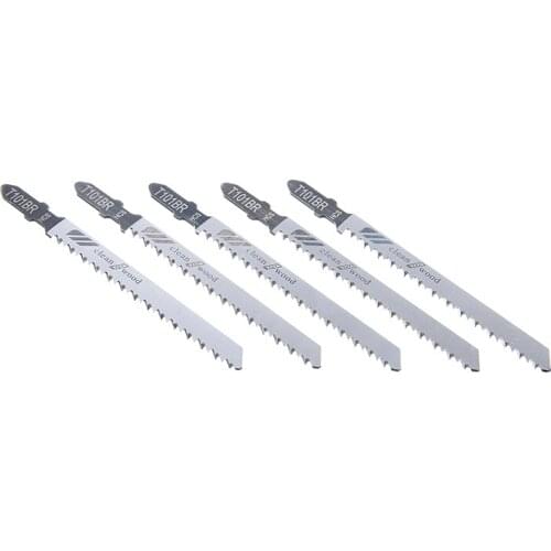 5pcs/lot Straight Plastic Wood Cutting Reciprocating Saw Blade 100mm High Carbon Steel Jig Saw Jigsaw Blades Woodworking Tool