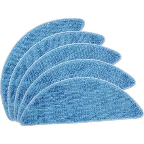 5pcs/lot Robot Vacuum Cleaner Mop Cloths Rags for Alfawise V8s Pro E30b Robotic Vacuum Cleaner Spare Parts Cleaning Mop