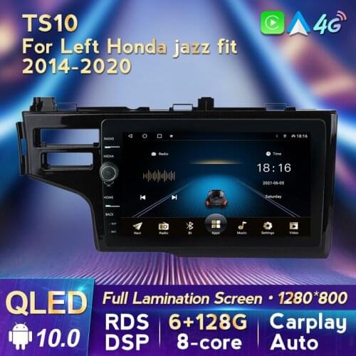 MLOVELIN Carplay DSP Android Auto For Honda Jazz 3 2015 - 2020 Fit 3 GP GK 2013 - 2020 Car Multimedia GPS Navigator