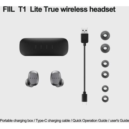 Youpin FIIL T1 Lite True Wireless Sports Bluetooth Headsets Waterproof Noise Reduction Earbuds Sports Earphones for iPhone