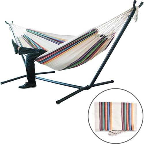 Outdoor Large Hammock Without Steel Stand For Garden Courtyard Indoors Double Hammock Hanging Chair Outdoor Camping Swing Chair