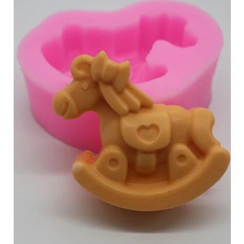 C464 silicone mold small Trojan candle mold manual soap mold chocolate mold