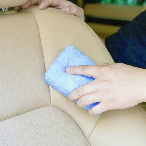 2 PCS Car Wash Cleaning Sponge Block Wax Sponge Block Microfiber waxing Car Box Cloth Terry Polished maintenance Cleaning t W2Z7