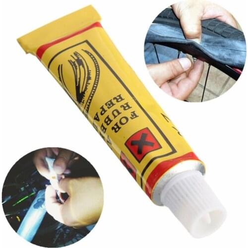 5pcs 8 ML Bike Glue Adhesive Glue Cement Rubber Inner Tube Repair Puncture Cold Patch Solution kit Bicycle Repair Tool