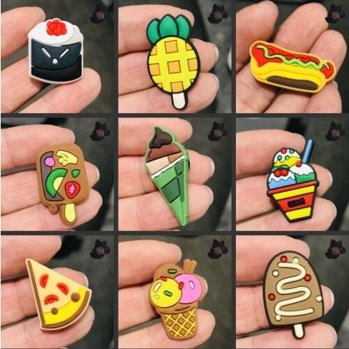1PCS PVC Cute Cartoon Food Fridge Magnetic Sticker Kawaii Sushi Ice Cream Hot Dog Pizza Refrigerator Magnets Kitchen Decoration