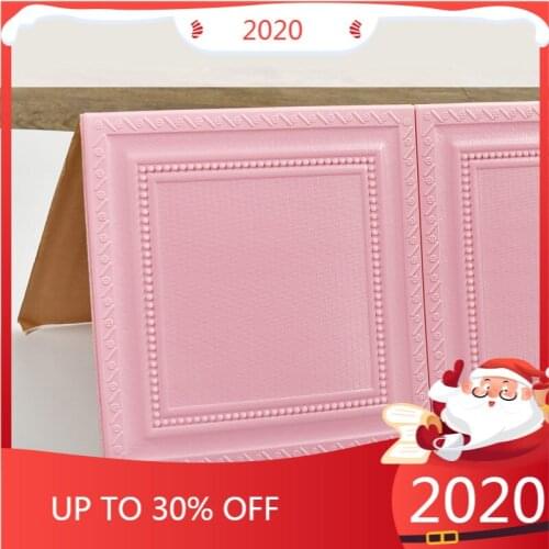 70*77cm Brick wall Stickers DIY 3D PE Foam Wallpaper Panels Room Decal Stone Decoration Embossed Self Adhensive poster